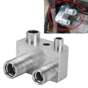 A/C Compressor Adapter Fitting For GM GenV L86 L83 L82 Engine Swap Conversion - Picture 1 of 9