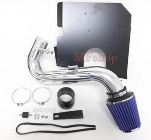 Blue For 2005-2009 Ford Mustang Base 4.0L V6 Heat Shield Cold Air Intake Kit - Picture 1 of 2
