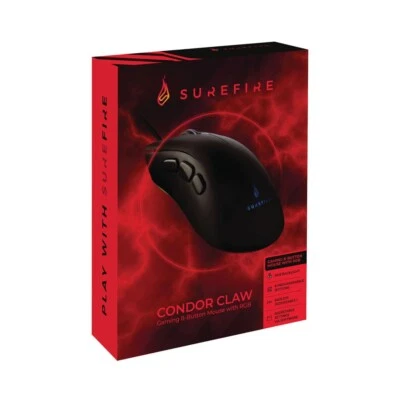 SureFire Condor Claw Gaming 8-Button Mouse with RGB 48816 - Image 1 of 3