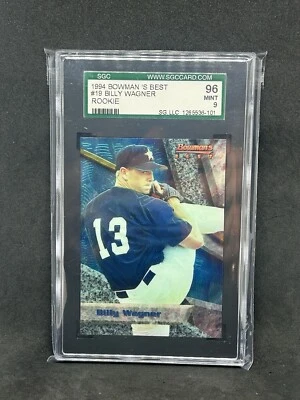 1994 Bowman's Best Blue #19 Billy Wagner Houston Astros SGC 9 Sh - Image 1 of 2