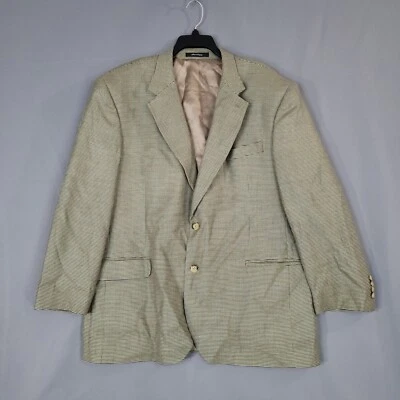 Abrigo deportivo de lacrosse de 2 botones para hombre ajuste regular forrado manga larga talla 50R Foto 1 de 4