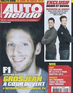 AUTO HEBDO n°1940 du 18 DECEMBRE 2013 AUDI R18 E-TRON GROSJEAN DAKAR - Imagen 1 de 1