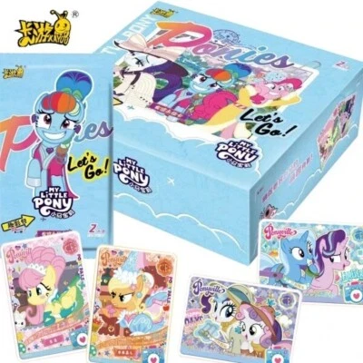 IN STOCK My Little Pony 30 Packs Booster Box CCG Trading Card Kayou Hasbro Blue - Image 1 of 4