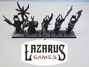 Warhammer TOW Warriors Chaos AoS Slaves Darkness - Chosen Command (resina oop) - Imagen 1 de 7