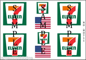 HO SCALE LAYOUT SIGN TRUCK REFER MODEL DECALS HO711 - Picture 1 of 1