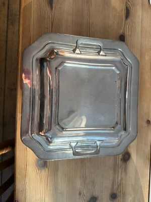 Elegant Pair of Silver Plated Entree Dishes with Handle – Classic Dining Eleganc - Image 1 of 4