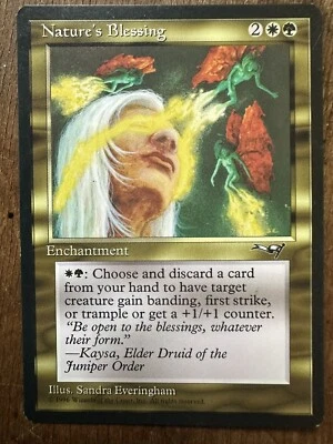 Nature's Blessing *Uncommon* Magic MtG x1 Alliances - Image 1 of 2
