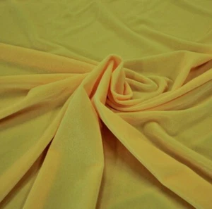Vivid Yellow Velvet High Quality Stretch, 140cm Roll Width. - Picture 1 of 1