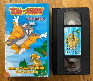 Tom and Jerry Volume 5 VHS Video Tape TV Animated Series Show 2002 Blue Case - Bild 1 von 8
