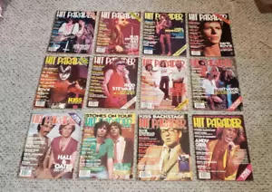 HIT PARADER VINTAGE MUSIC MAGAZINES 12 ISSUES ENTIRE YEAR JAN-DEC 1978 - Picture 1 of 12