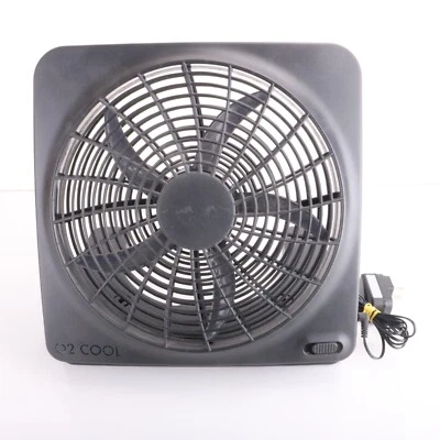 Ventilador de escritorio enchufable o alimentado por batería O2COOL 2 velocidades PROBADO FUNCIONA - Imagen 1 de 4