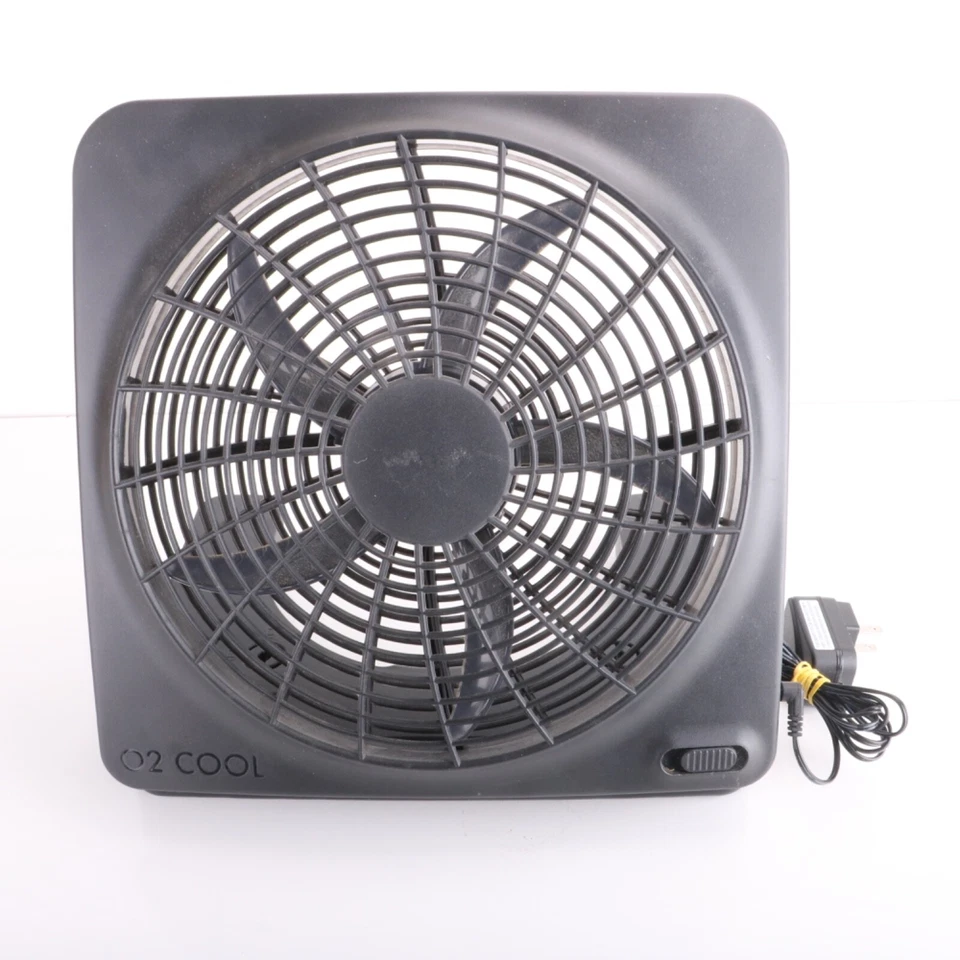 Ventilador de escritorio enchufable o alimentado por batería O2COOL 2 velocidades PROBADO FUNCIONA Foto 1 de 4