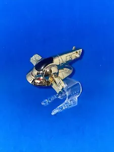 STAR WARS HERO & VILLAIN STARSHIPS HOT WHEELS GOLD SLAVE 1 LOOSE COMPLETE - Picture 1 of 3