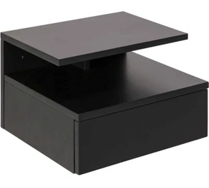 Ad Design Furniture Fia Comodino, 22.5 cm H, 32 cm L,35 cm P, Grigio Scuro, 1 pz - Foto 1 di 6