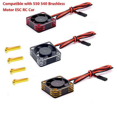 For 1/10 1/8 RC Model Car 540 550 Motor Brushless ESC High-speed Cooling Fan - Image 1 of 4