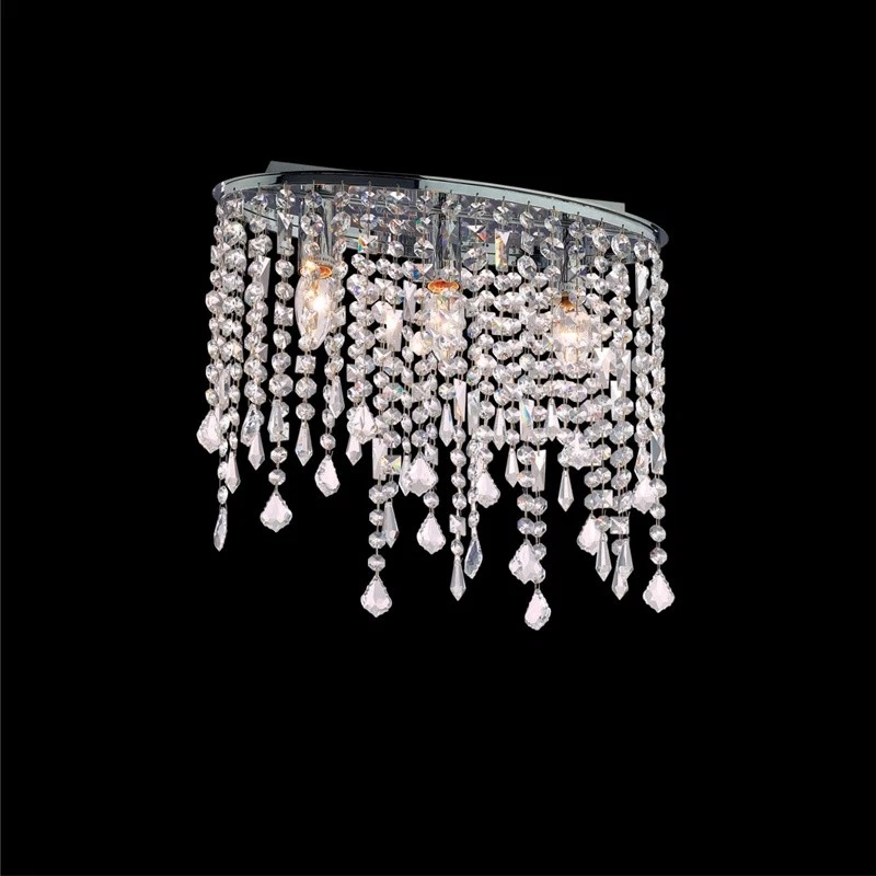 Lampada da soffitto 3 Luci Ideal Lux Rain cromo
