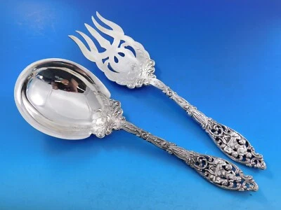 Juego de servir ensalada de plata esterlina Labors of Cupido de Dominick and Haff FH AS 10" Foto 1 de 4