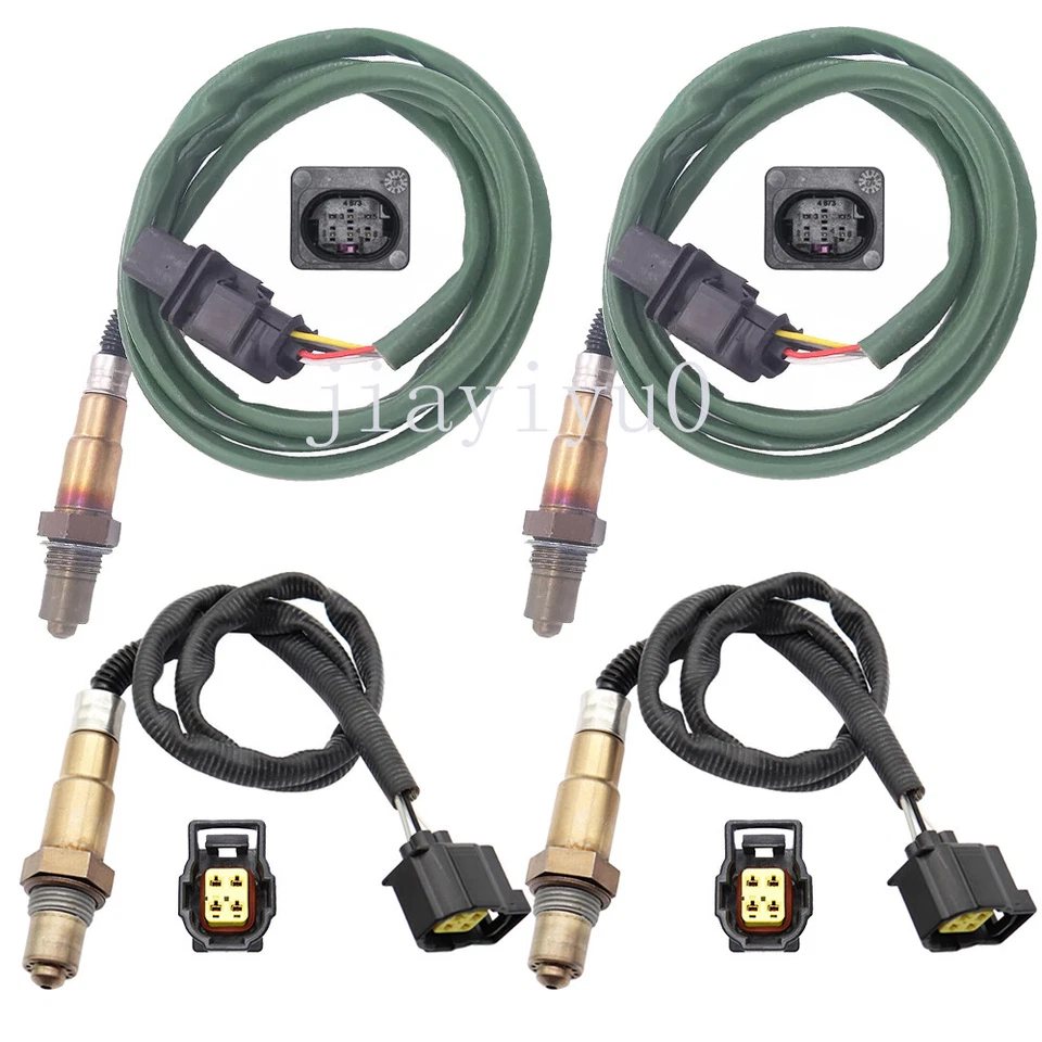 4件装氧气O2传感器1和2适用于2007-2009梅赛德斯-奔驰CLK550 5.5L上部+下部 — 第 1/4 张图片