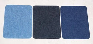 Jeans Elbow Knee Repair Patches x 2 Iron on, Washable Sewing Applique - Picture 1 of 4