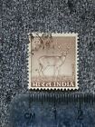 Used 1974 India 25 paise stamp - Spotted Deer. VGC.