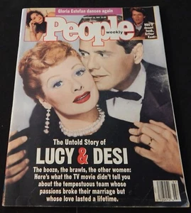 Vintage 2/18/1991 People Weekly Magazine UNTOLD STORY of LUCY & Desi - No Label - Picture 1 of 22