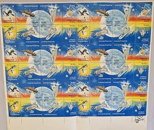 UNDER FACE VALUE Space Achievements 1981 US Scott 1912-19 Mint sheet of 48 - Picture 1 of 5