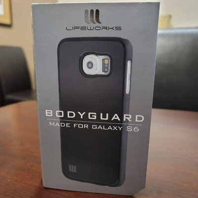 Funda protectora de aluminio Lifeworks para Samsung Galaxy S6 negra - nueva en caja Foto 1 de 3