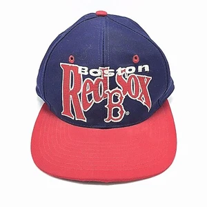 Boston Red Sox Mens Fitted Cap Sz 6 7/8 Vtg The Game MLB Baseball Hat 90’s Retro - Picture 1 of 10
