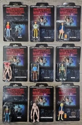 STRANGER THINGS NETFLIX McFarlane ACTION FIGURES Set/6 & Variants Set/3 NEW RARE - Image 1 of 4