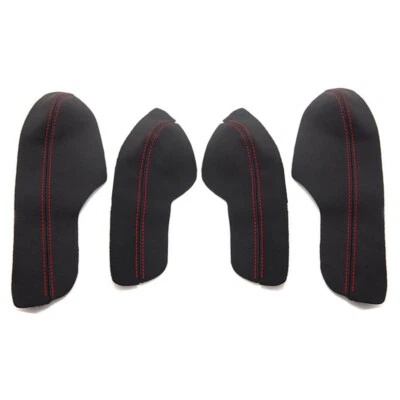 Cuero todo negro para Honda Civic 10.ª generación 2016 2017 2018 2019 reposabrazos puerta moldura Foto 1 de 4