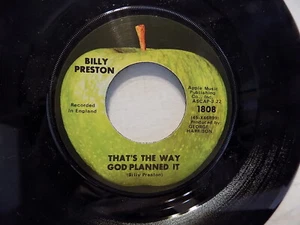 BILLY PRESTON That's the Way God Planned It APPLE1808 Var.1B LA Press - Picture 1 of 2