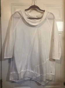 Neon Buddha Cowl Neck Top White Size Large Excellent Condition - Picture 1 of 9