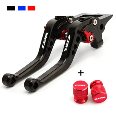Palancas de embrague de freno cortas CNC ajustables para Honda CBR250R CBR300R CBR500R Foto 1 de 4