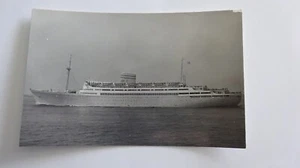 Begensfjord Ozean Liner Kreuzfahrtschiff schwarz & weiß Foto J177 - Bild 1 von 2