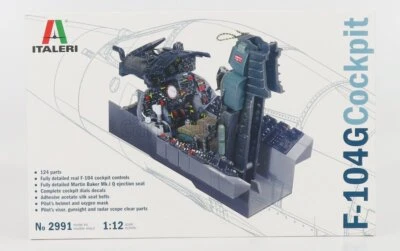 MODELLINO STATICO ITALERI LOCKHEED MARTIN COCKPIT POSTAZIONE DI PILOTAGGIO 1/12 - Immagine 1 di 2