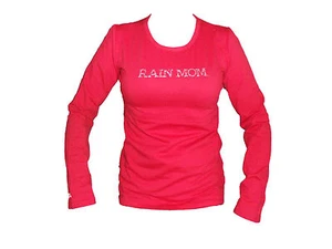 Autism Awareness RAIN MOM ® RHINESTONES Long Sleeve Shirt Top size L Large - Picture 1 of 2