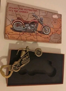 Route 66 Flaschenöffner Motorrad - Bild 1 von 3