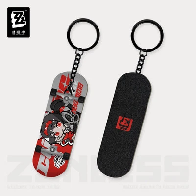 ZZZ miHoYo Zenless Zone Zero Nekomiya Mana Skateboard Keychain Cunning Hares - Image 1 of 2