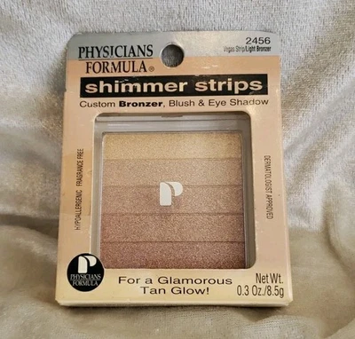 PHYSICIANS FORMULA Shimmer Strips Bronzer blush 2456 VEGAS STRIP Light 0.3 oz - Image 1 of 4