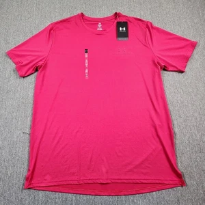 UNDER ARMOUR Men's XL  Vanish Energy Rush Short Sleeve / Shaded Fuchsia - 681 - Picture 1 of 11