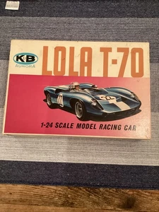 Vintage '60's K&B Aurora Lola T-70 1:24 Scale Model Racing Slot car ~BOX ONLY!!! - Picture 1 of 12