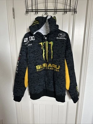 DC Ken Block Team Subaru Sudadera con Capucha Cremallera Talla L RARA - Imagen 1 de 4