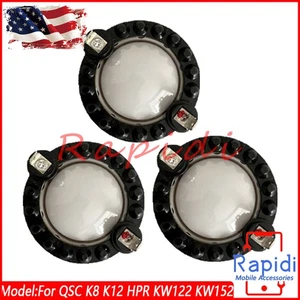 3* Per QSC K8 K12 HPR KW122 KW152 KW153 QSC SP-000184-00 Diaframma altoparlante 8ohm - Foto 1 di 2