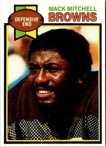 1979 Topps Mack Mitchell #93 Cleveland Browns Football Karte - Bild 1 von 2