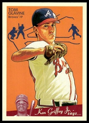 2008 Upper Deck Goudey #13 Tom Glavine Atlanta Braves - Image 1 of 2