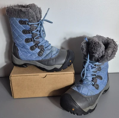 Keen Sunriver Waterproof Winter Boots Womens 7.5 Blue 1007892 - Image 1 of 4