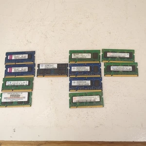 Lote DDR Cuatro 2 GB, Uno 1 GB, Cuatro 512 MB, Dos 128 Mb Samsung Kingston Nanya - Imagen 1 de 10