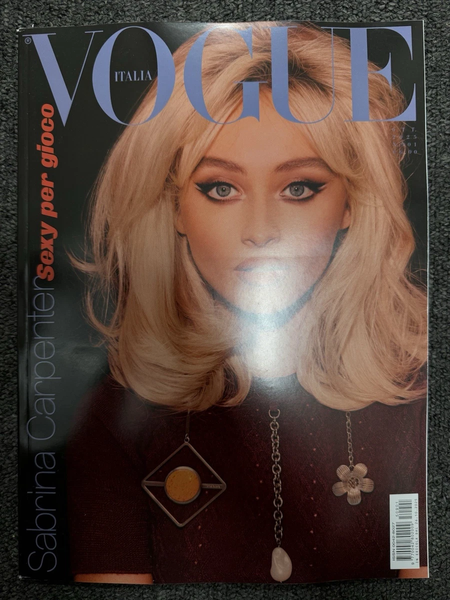 Vogue Italian Italia Magazine October 2025 Issue 901 - Sabrina