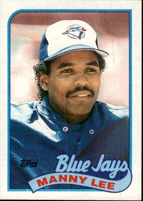 1989 Topps #371 Manny Lee Toronto Blue Jays - Image 1 of 2