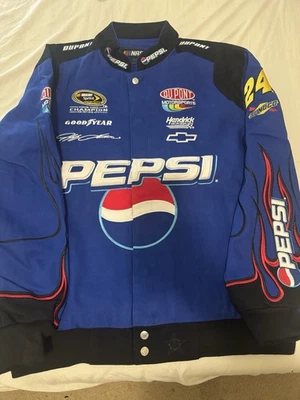 Jeff Gordon JH Design Royal Pepsi Full-Snap Twill Uniform Jacket Size L (NEW) - Image 1 of 4